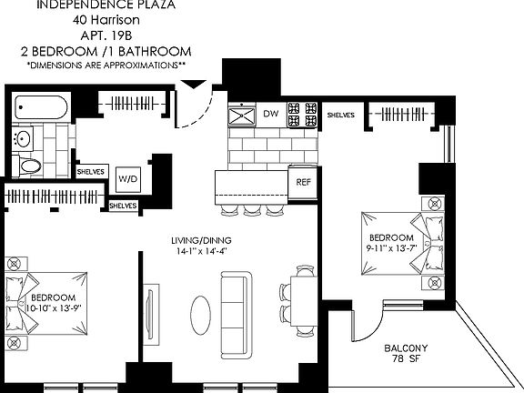 2nd image of 40 Harrison St #4019B