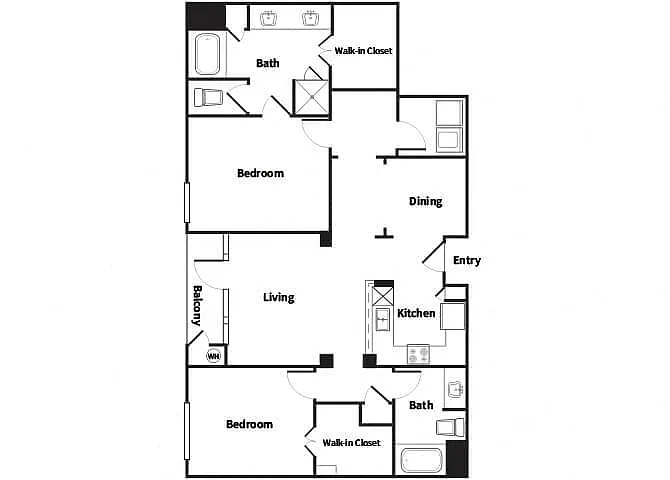 Floor plan B7