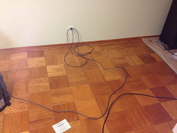 Wood floors under carpet