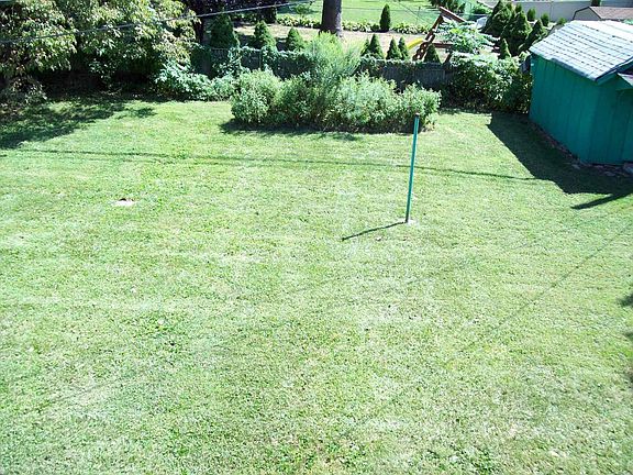 Backyard as viewed from the second floor