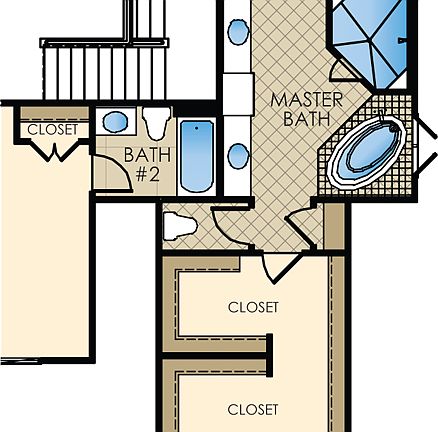 Opt. Upgraded Master Bath