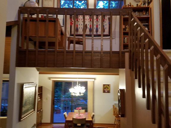 View to loft from entry