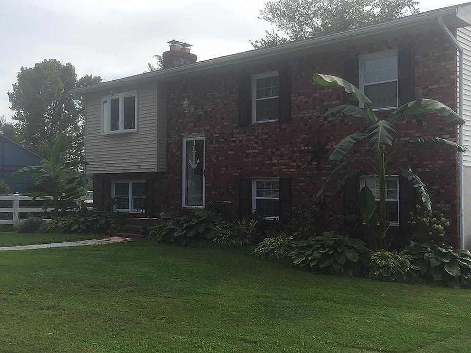 Side view front of house