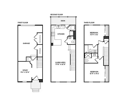 Floor plan Stansbury Town Plus V2 Updated mdlb25c_P