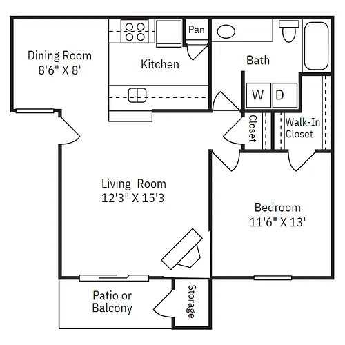 Floor plan A2