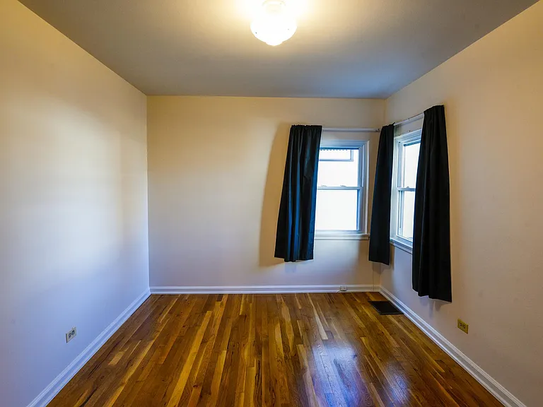 Master Bedroom (SW) 13' by 9'2.5" Can fit queen to king size bed. Does have closet space.