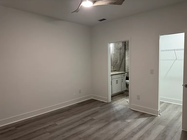 first floor bedroom with full bath