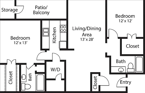 Floor plan Presidential_noFireplace