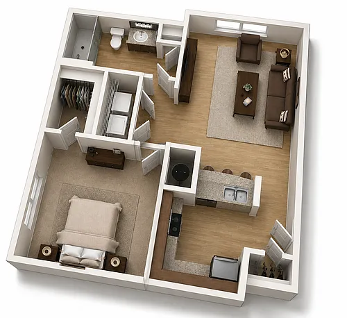 Floor plan Cyan