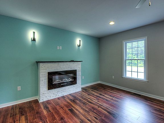 Fireplace in great room