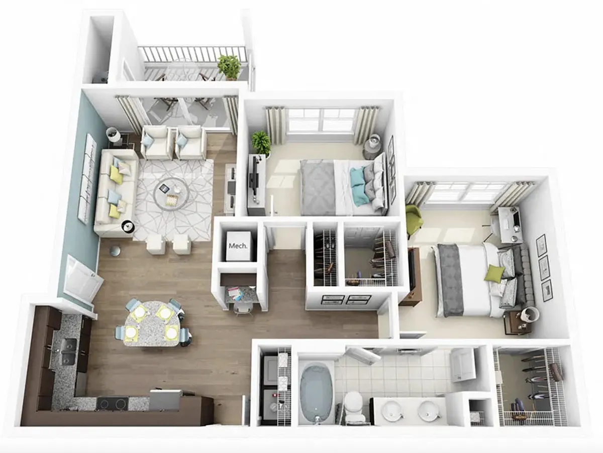 Floor plan B2