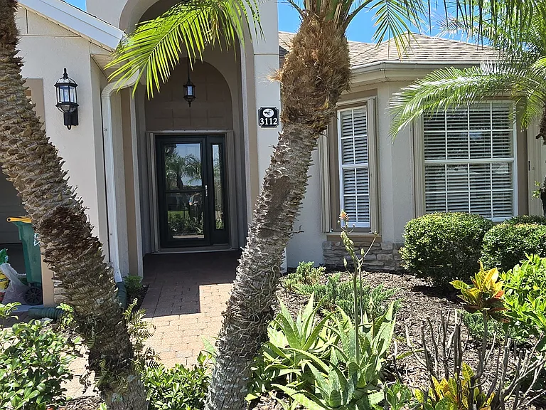 Front Door Entrance and Overhang