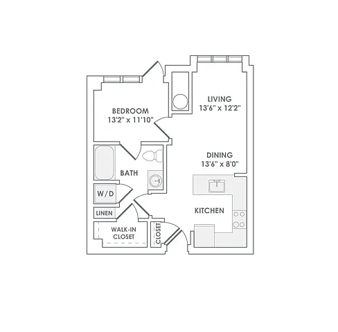 Floor plan A05 Renovated