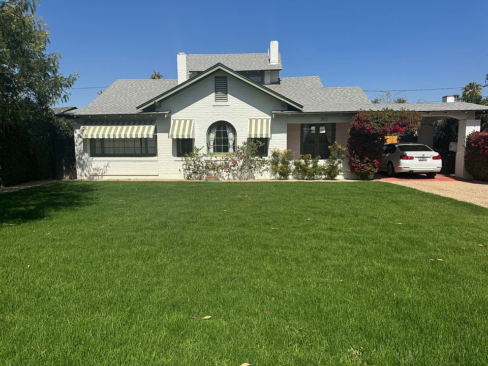 Large front yard.
