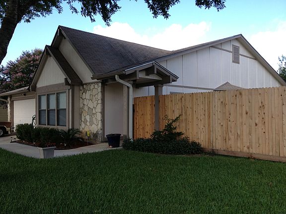 New fence & Seamless gutters