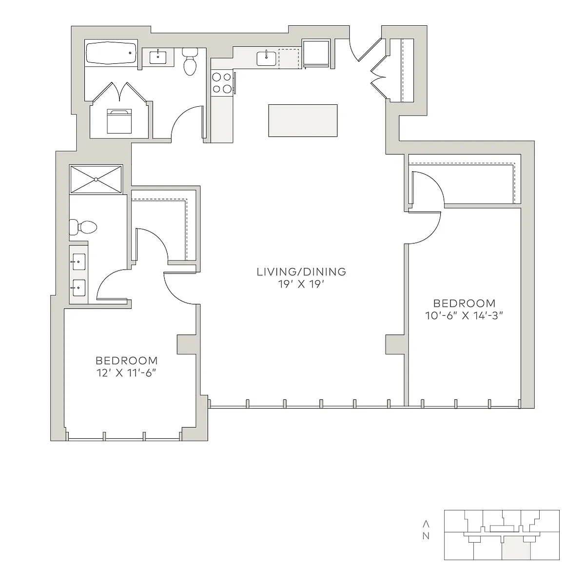Floor plan sop-2b2S