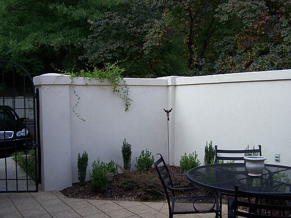 Courtyard with new landscaping