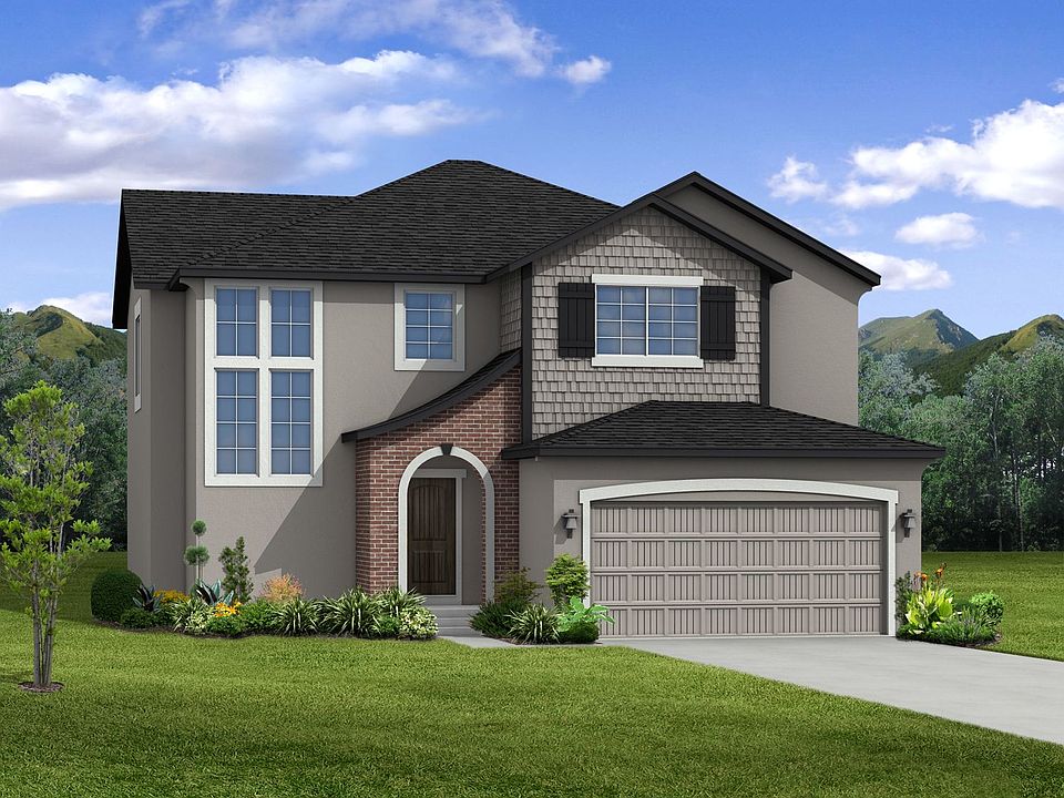 Cottage Style Exterior Rendering of home to be built