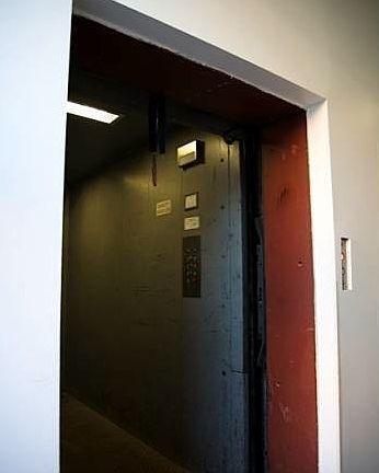 There is a freight elevator - or it's a 4 floor walk up.