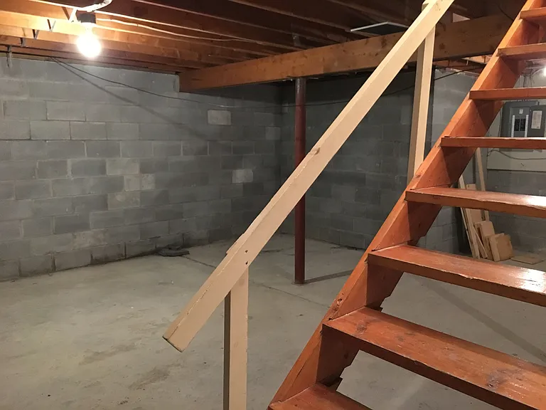 Unfinished basement