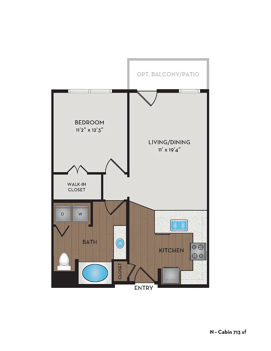 Floor plan Cabin