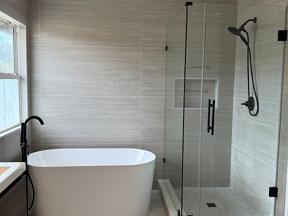 Master Bathroom - New Walk-in Shower and bathtub