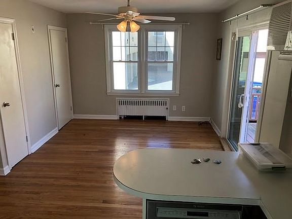 dinning room with access to deck and backyard