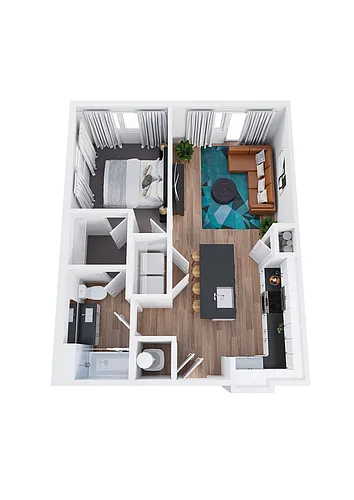 Floor plan A61