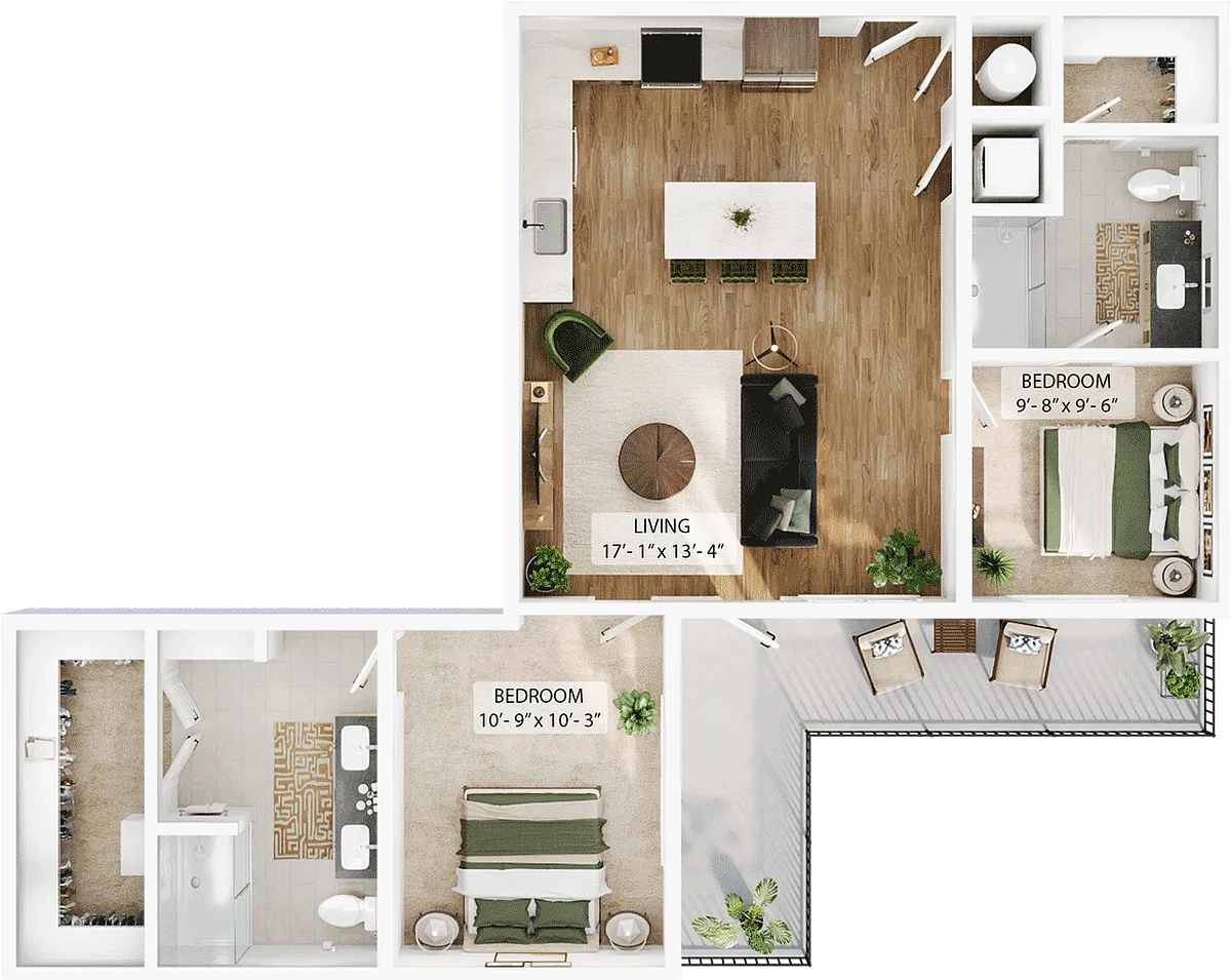 Floor plan B3