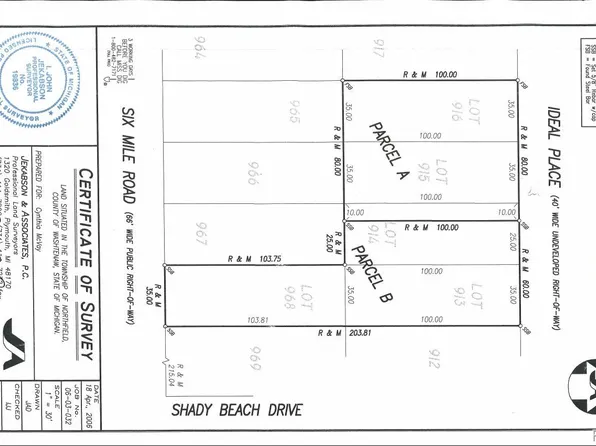 LOT 915 916 W 10f Ideal Pl, Whitmore Lake, MI 48189