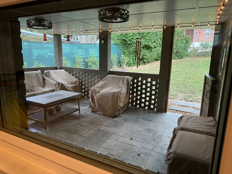 PATIO FROM POV OF KTICHEN