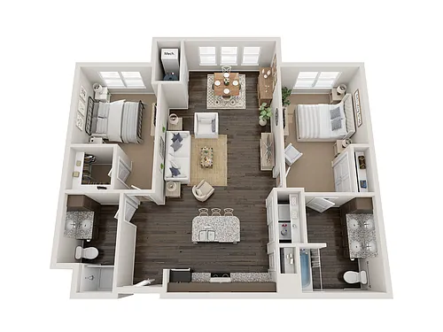 Floor plan The Watercrest B38SA