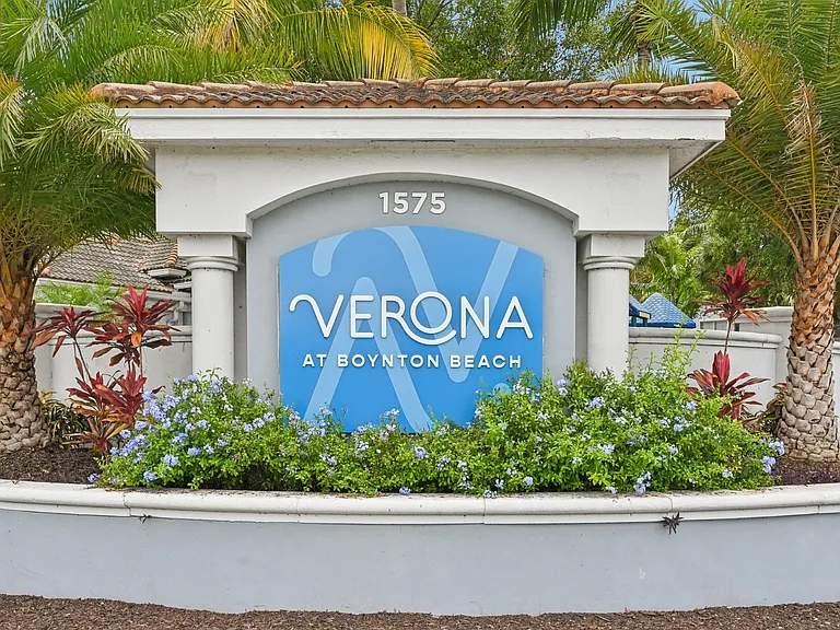 Community Sign at Verona at Boynton Beach Apartments in Boynton Beach, FL 33426