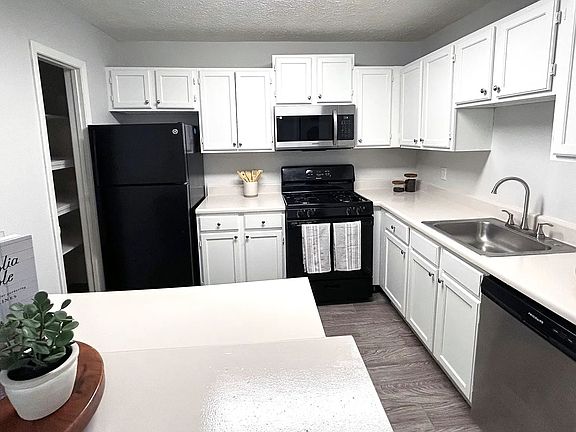 Our kitchens provide plenty of storage space and counterspace for crafting delicious meals!