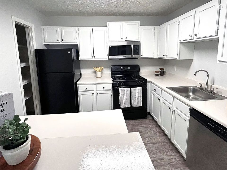 Our kitchens provide plenty of storage space and counterspace for crafting delicious meals!