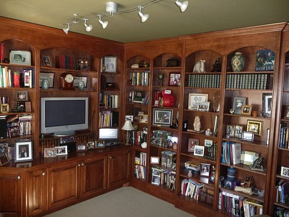 Custom designed cherry library