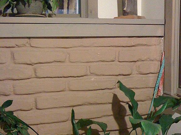 Passive solar trombe wall