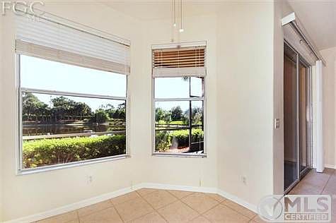 Breakfast room has water views. Sliders to the Lanai and Great Room to the right. Kitchen behind you.