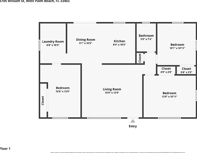 3 bed, 1.0 bath, 1092 sqft, $2,365 — Photo 2