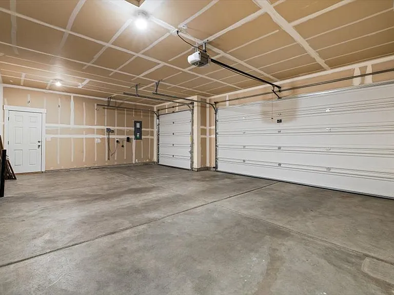 Large 3 car garage