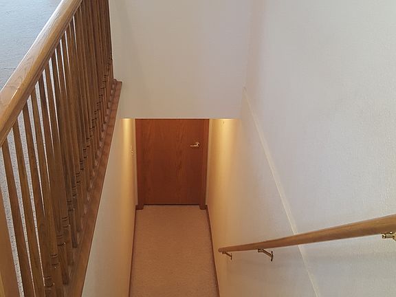 Leads to basement