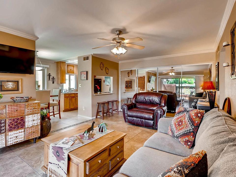 Living Area View to Kichen / Dining Rooms