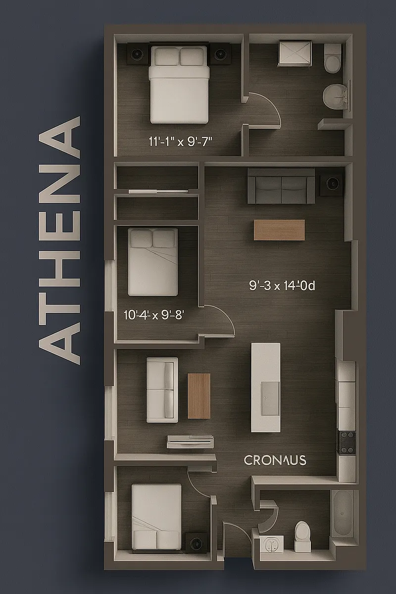 Floor plan Athena