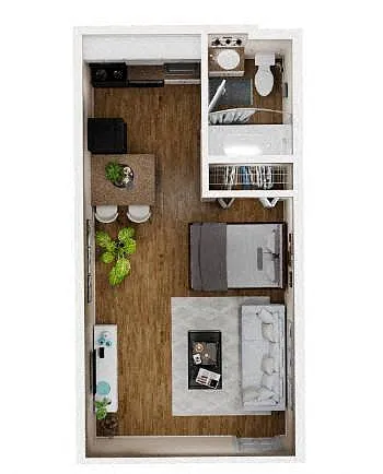 Floor plan Studio