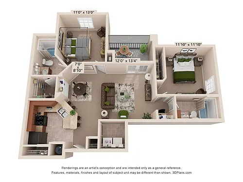 Floor plan B1 | The Tidewater