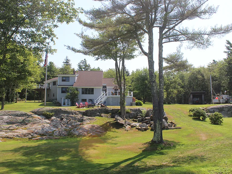 Waterside of the home
