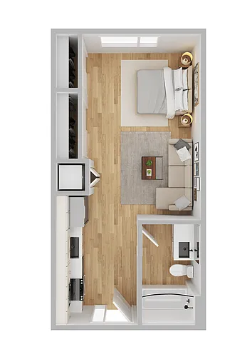 Floor plan Studio