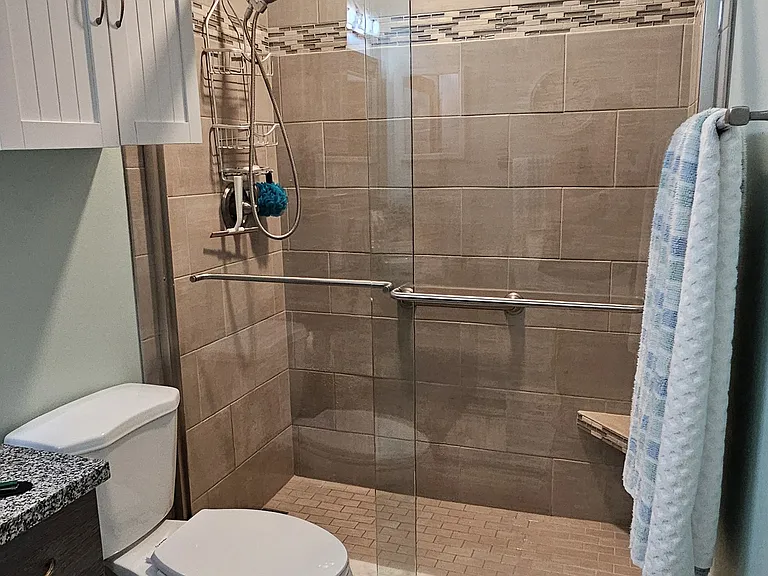 Primary bath with walk in shower
