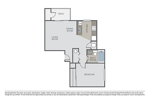 Floor plan Plan 1A