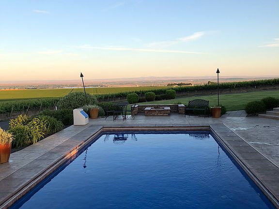 Heated salt water pool